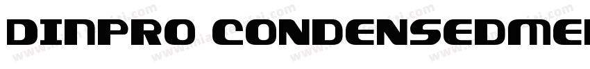 DINPRO CondensedMediium字体转换